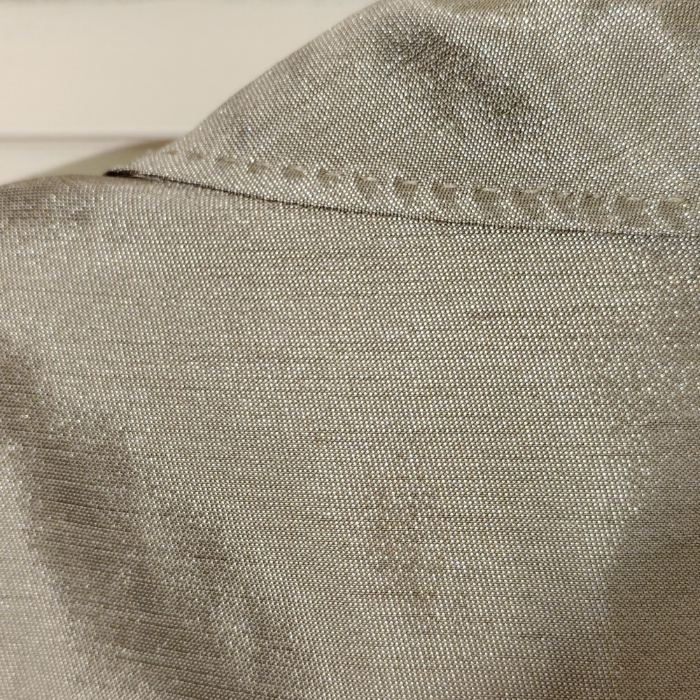 Kasper Metallic Silver Skirt Suit - Picture 8 of 15
